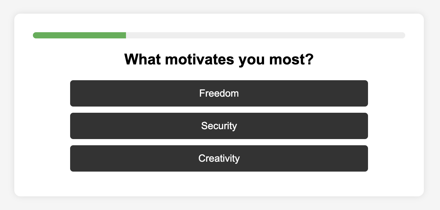 Custom Web Survey for Lead Generation